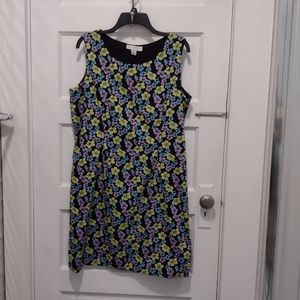 Casual Corner Sleeveless Floral Dress size 16
